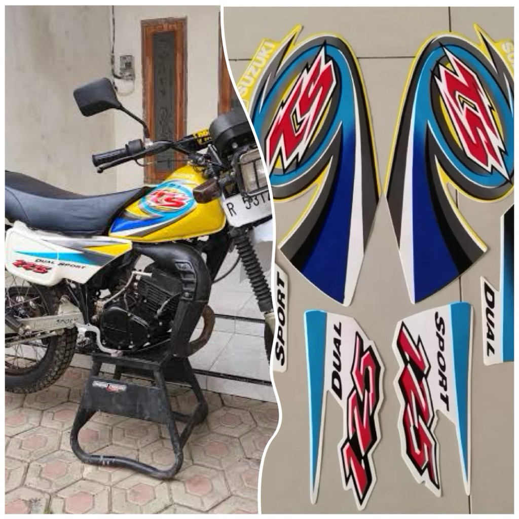 STIKER STRIPING BODY MOTOR TS 125 2004 2005