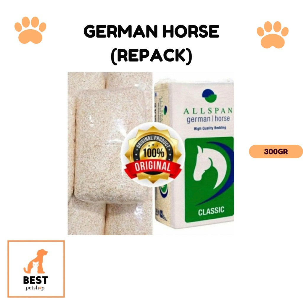 german horse serbuk kayu hamster repack