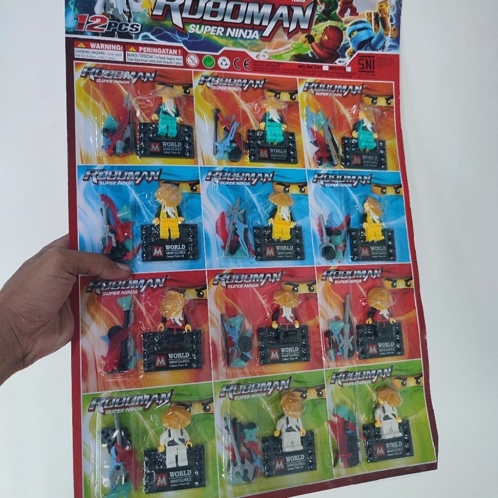 Lego Roboman Brick Susun Figure Super Ninja Mainan Anak