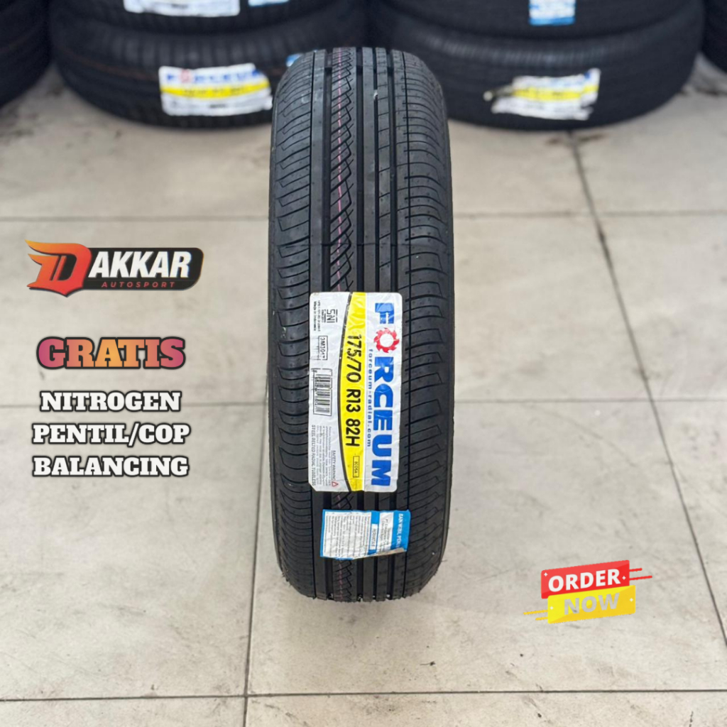 BAN FORCEUM 175/70 R13 TUBELES BAN MOBIL MURAH R13 UKURAN 175 70 13