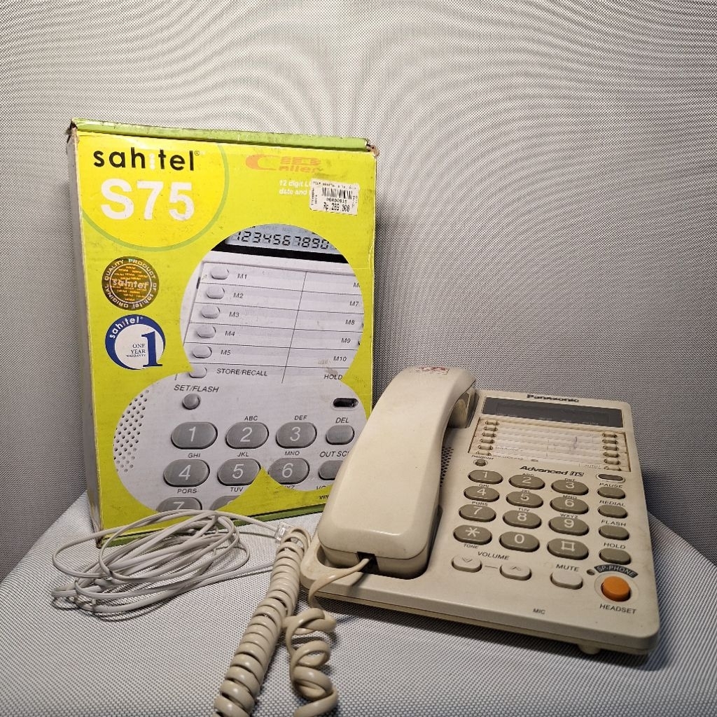 Telpon Rumah Panasonic - KX-T2375MXW