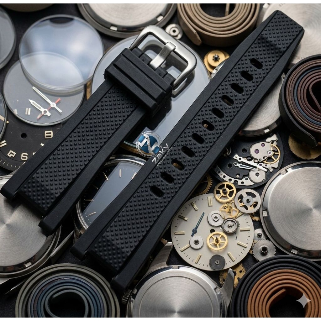 STRAP TALI JAM TANGAN RODAN 8001,RUBBER STRAP JAM RODAN8001 ORIGINAL