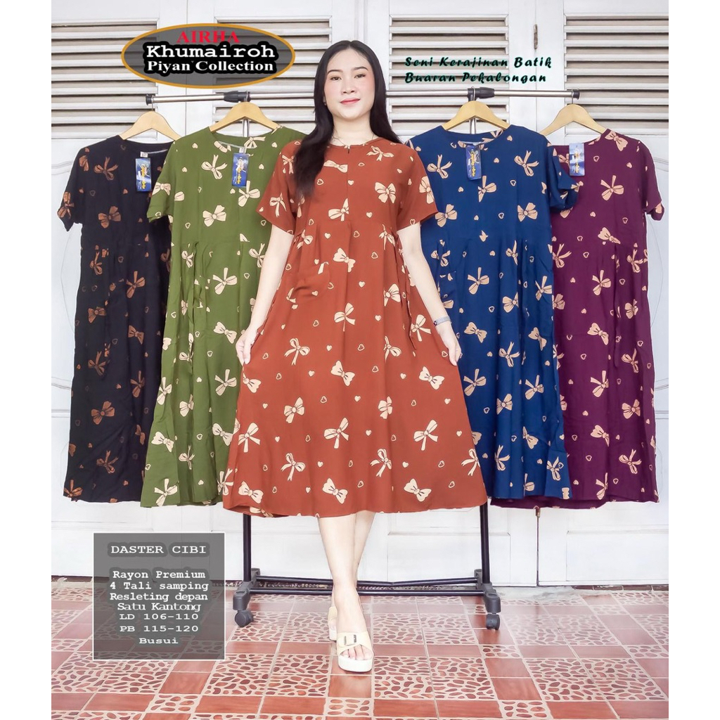 (INSTAN) DASTER KEKINIAN BATIK PRINT - DASTER BUSUI MODEL KEKINIAN