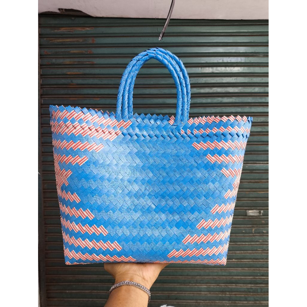 TAS BELANJA ANYAMAN / TAS PASAR ANYAMAN