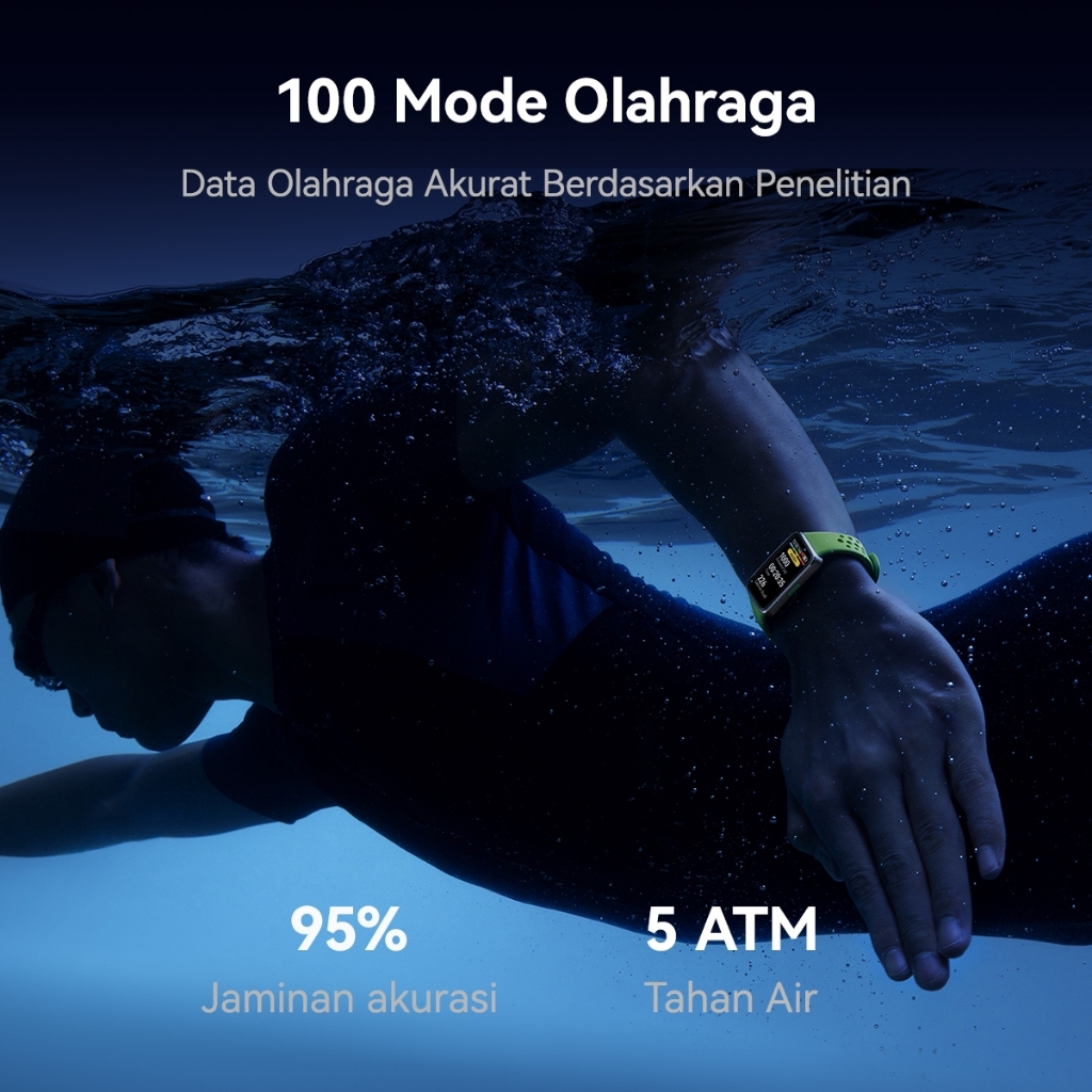 [PayDay Voucher s/d 15%] HUAWEI Band 10 Smartband | Sleek Aluminum Alloy Case | Pro-Level Sleep Anal