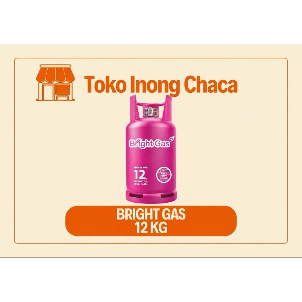 GAS BRIGHT ISI & TABUNG 12KG
