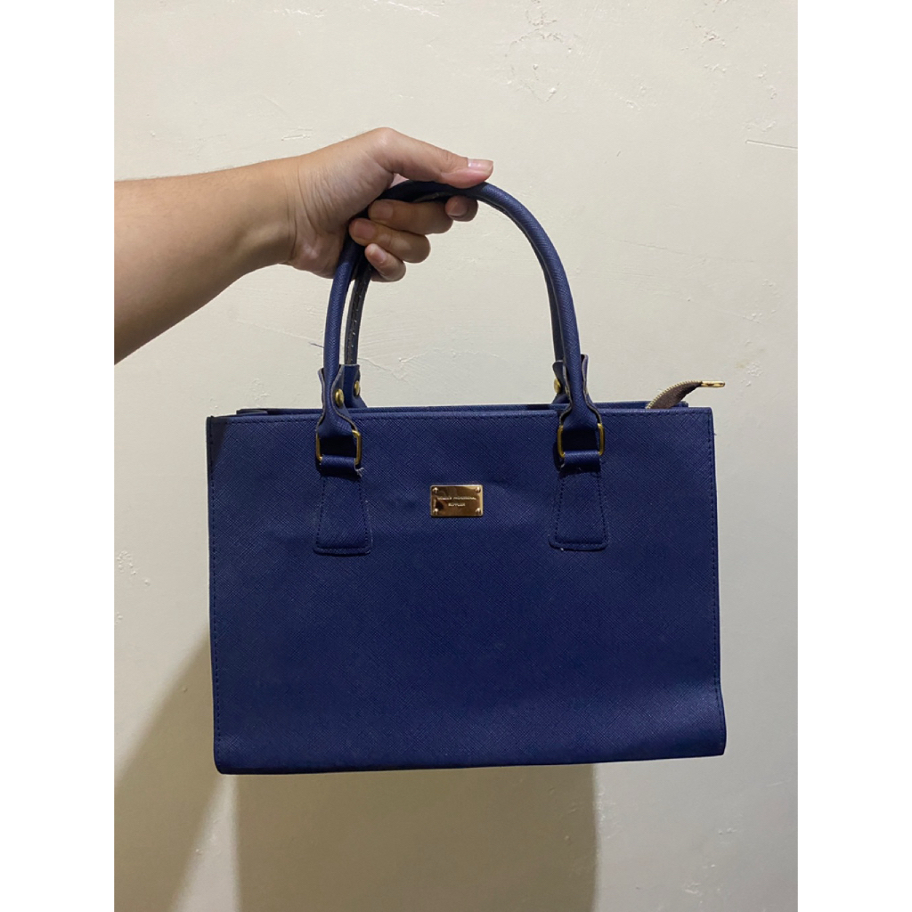 Preloved Tas Pesta Kerja Biru Navy