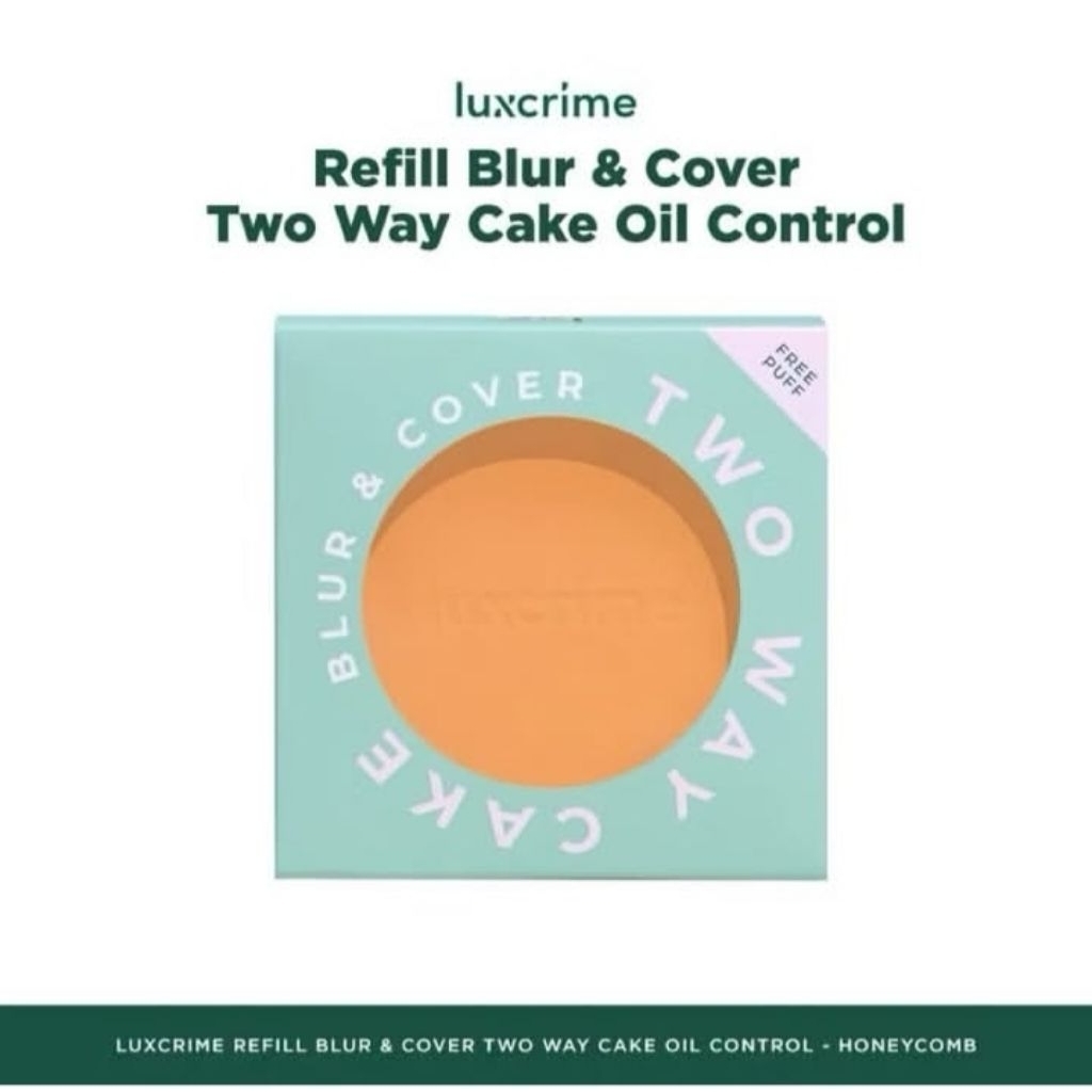 Luxcrime Refill Blur & Cover Two Way Cake Oil Control