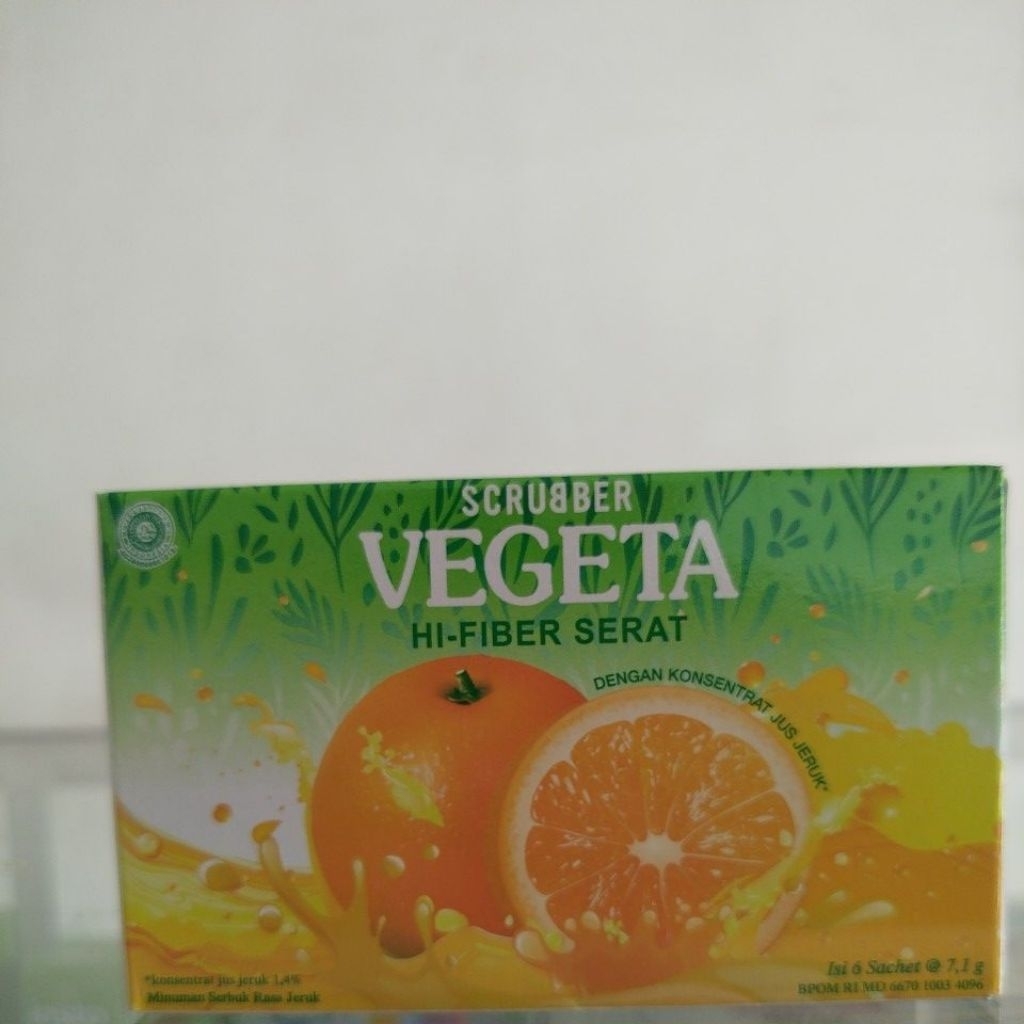Vegeta herbal rasa jeruk isi 6