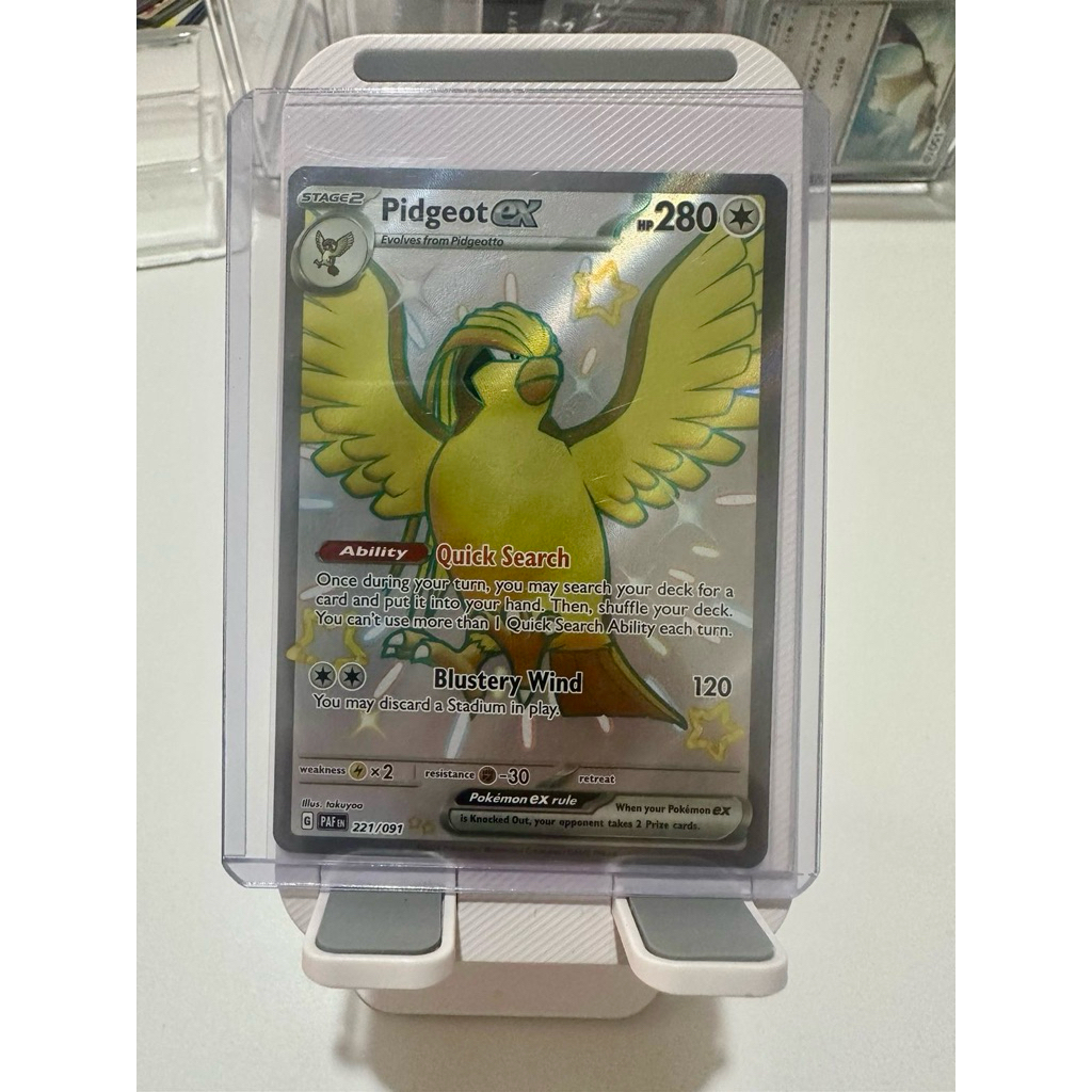 Pokemon Pidgeot ex Paldean Fates