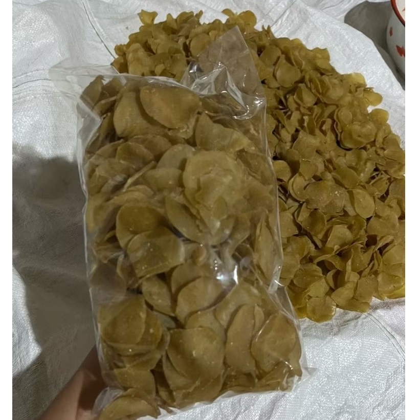 Kerupuk mentah rasa bawang premium- krupuk bawang mentah 500grm - krupuk puli mentah rasa bawang ena