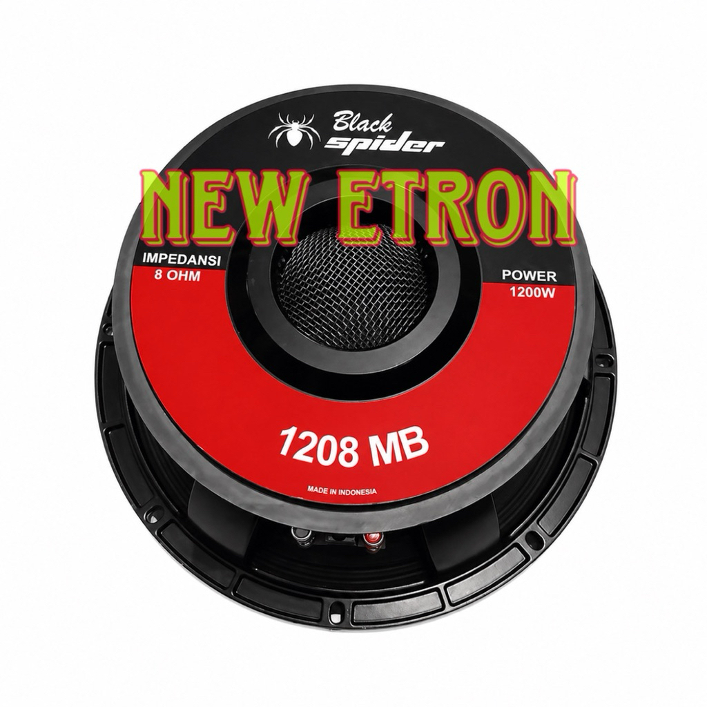 SPEAKER KOMPONEN BLACKSPIDER 1208MB / BLACK SPIDER 1208 MB ORIGINAL( COD )