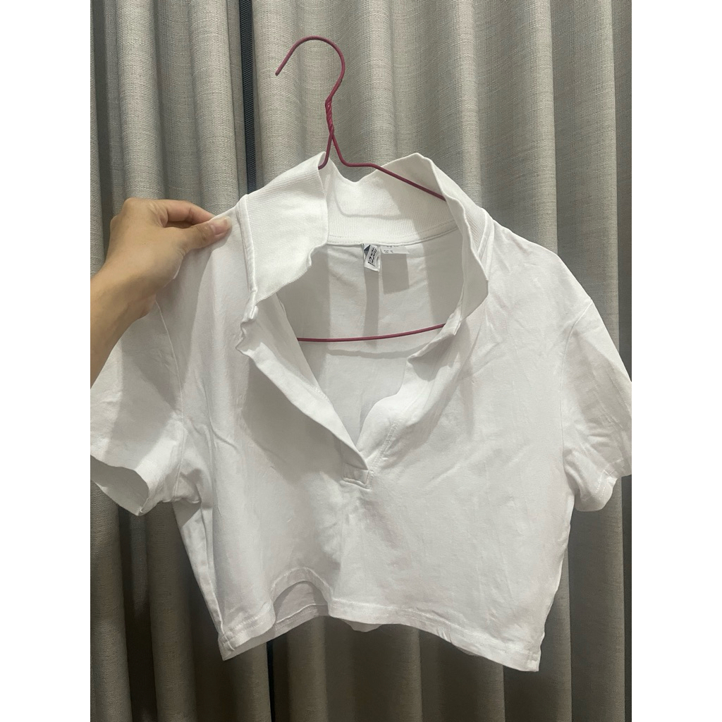 kaos hnm, crop top hnm, polo hnm, h&m