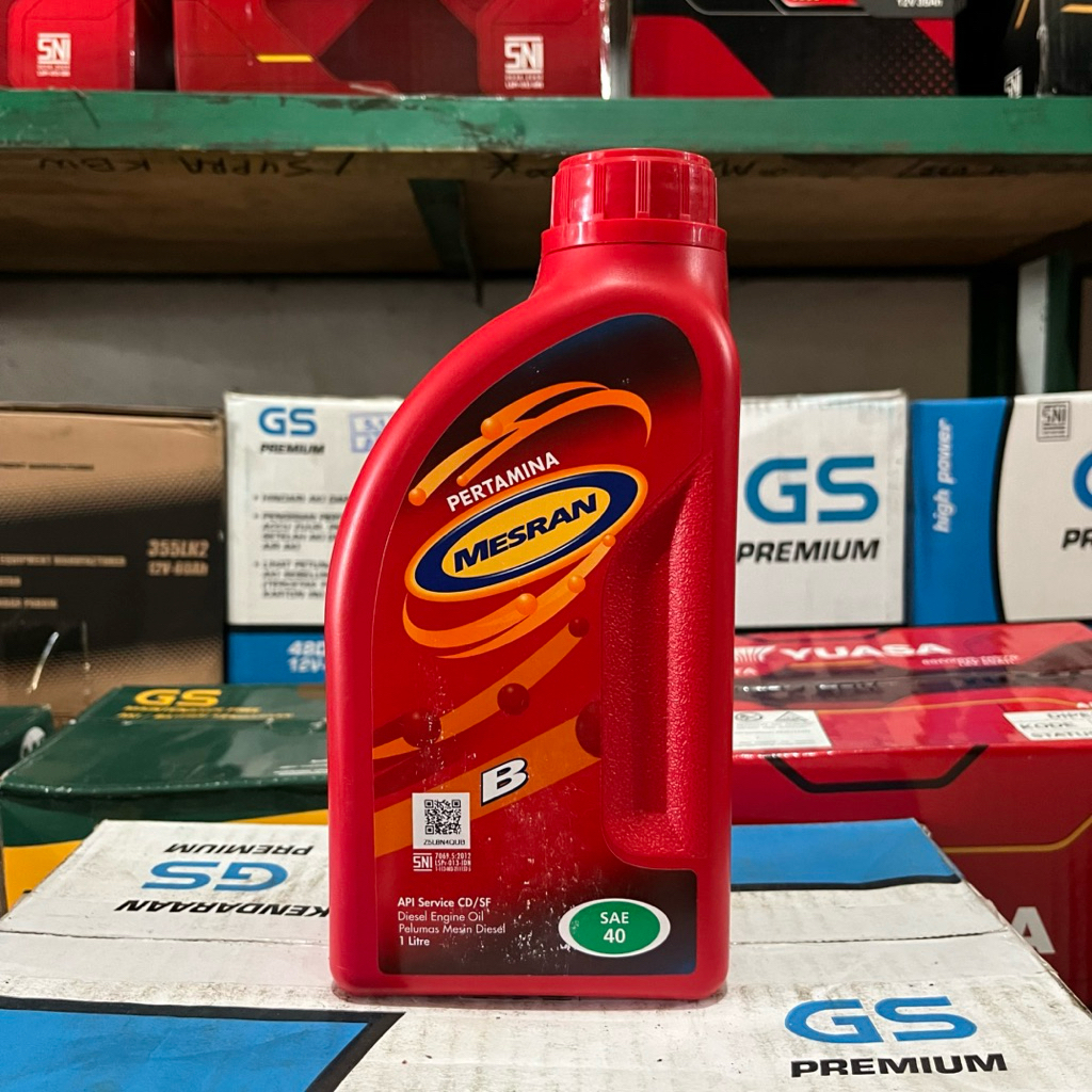 OLI MESIN DIESEL PERTAMINA MESRAN B40 1 LITER