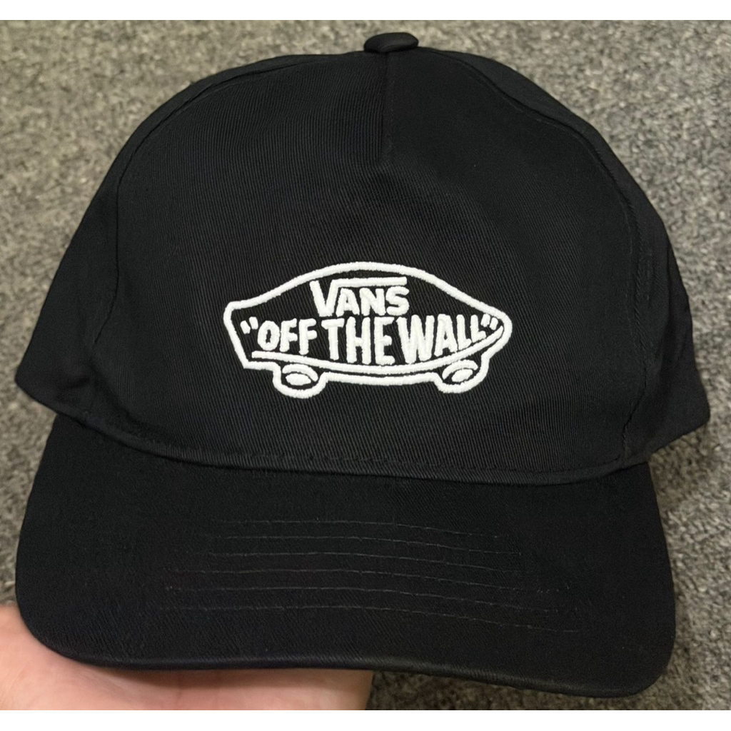 Topi Vans Cap Big Logo Bordir Original 100% Full Hitam