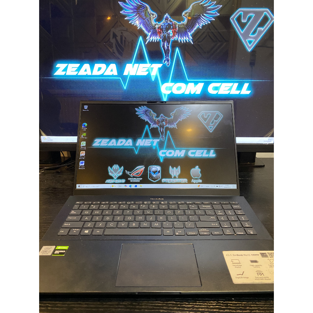 LAPTOP GAMING & DESIGN ASUS ZENBOOK PRO 15 (UX535LI) PROSESOR I7 10870H DOUBLE VGA DOUBLE VGA NVIDIA