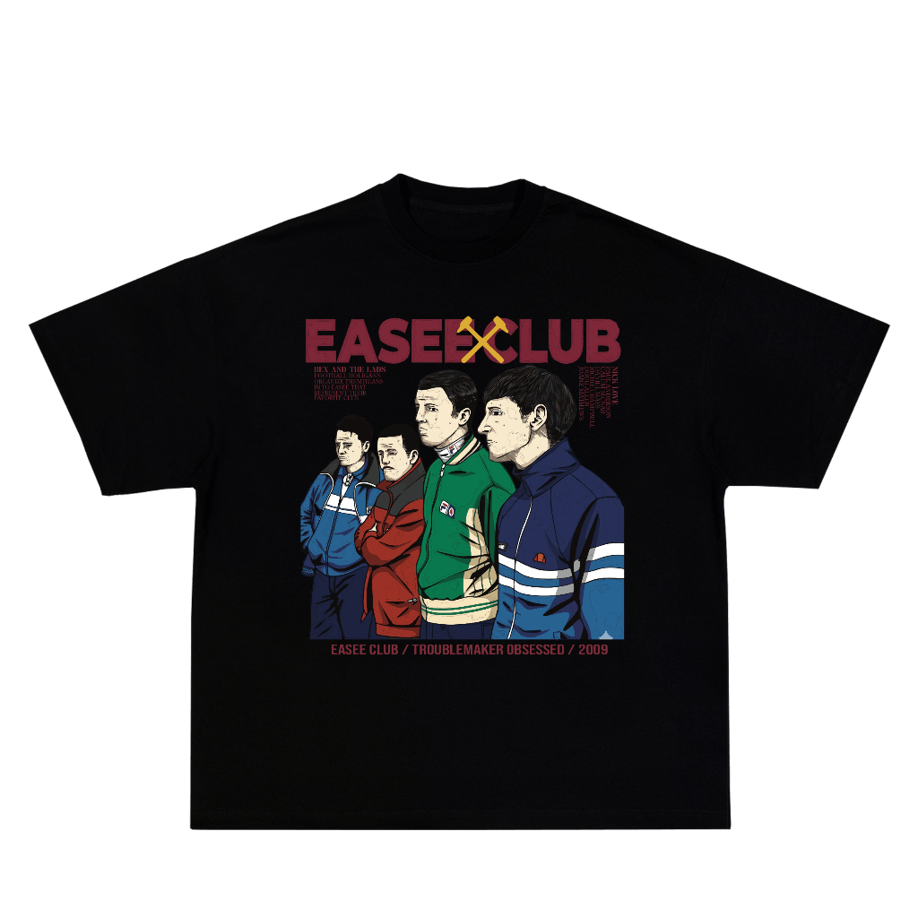 Tshirt Troublemaker Obsession Black cotton combad 24s