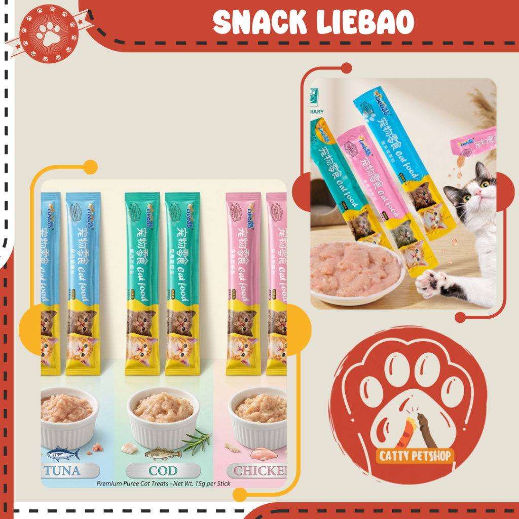 Makanan Kucing Makan Kucing Cemilan Kucing Penggemuk Snack Kucing Makanan Basah Kucing