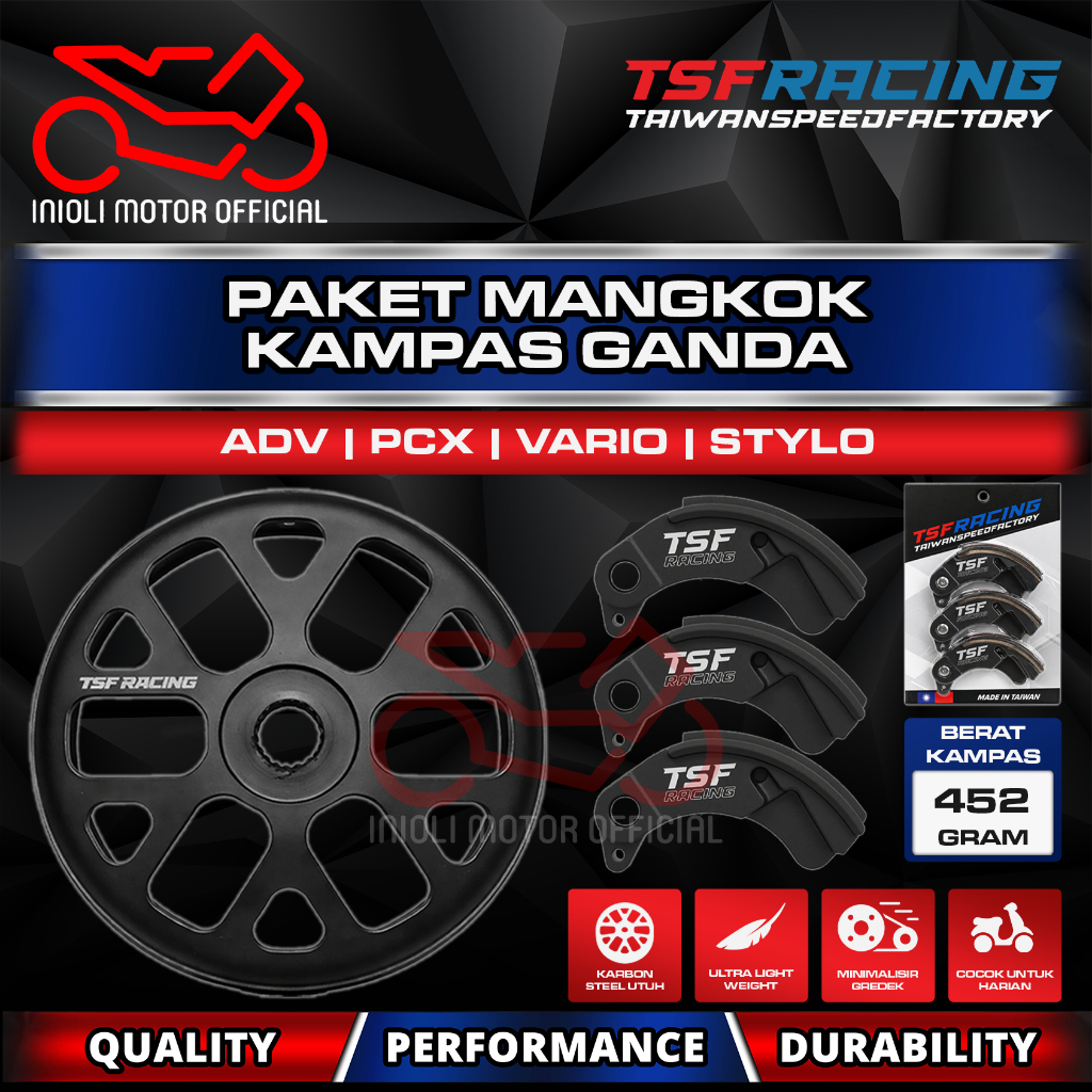 PAKET MANGKOK KAMPAS GANDA TSF RACING VARIO 125 150 160 FI ESP OLD LED NEW ADV PCX 150 160 STYLO VAR