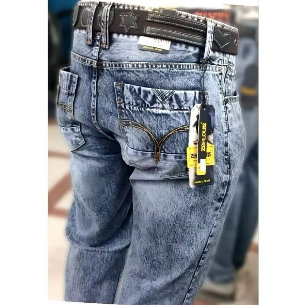 Celana Jeans zeelouis pria kekinian/celana zeelouis  pria /zee louis official store/zee louis jeans/
