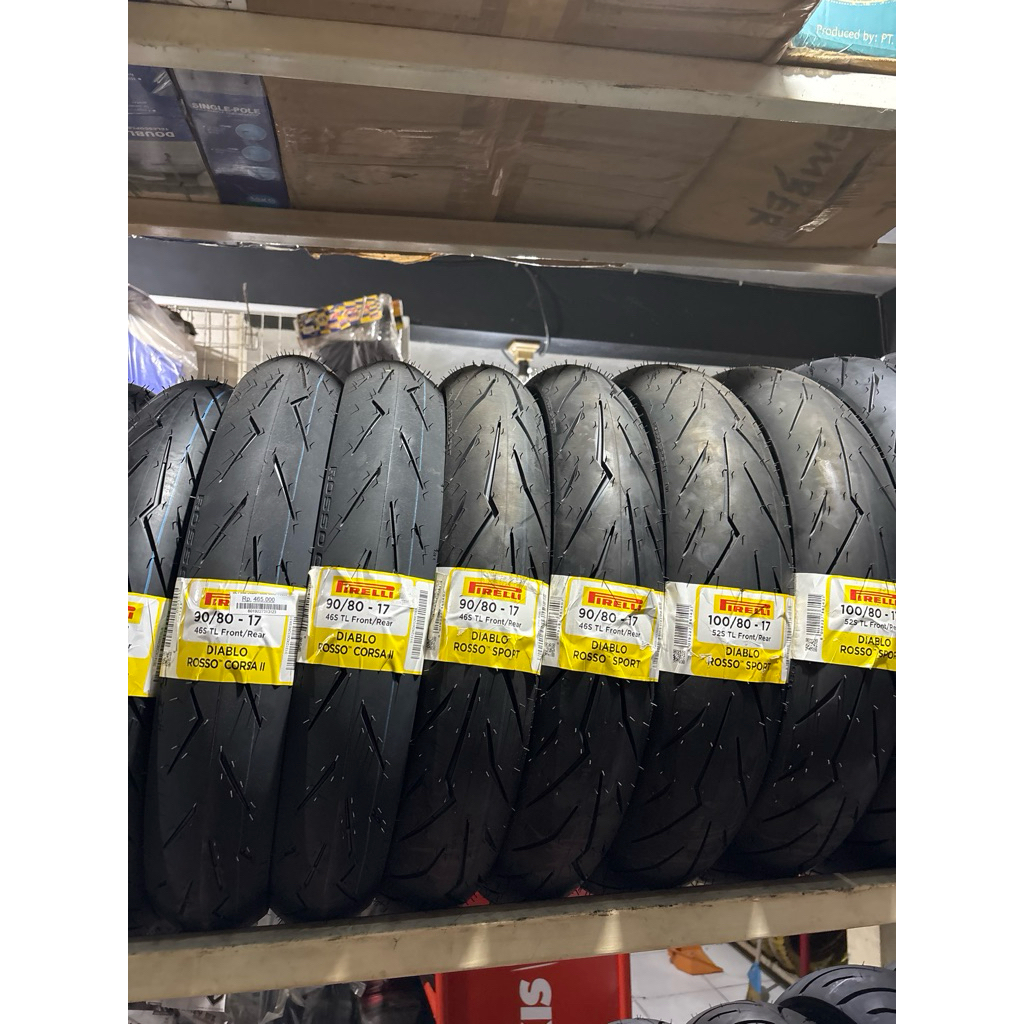 Ban Pirelli Diablo Rosso Sport Corsa II 80/180-17 90/80-17 100/80-17 110/70-17 120/70-17 130/70-17 1