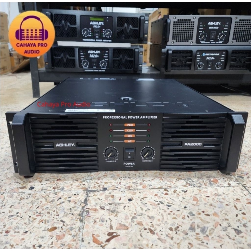 Power Amplifier Ashley PA 2000 Original Class GB PA2000