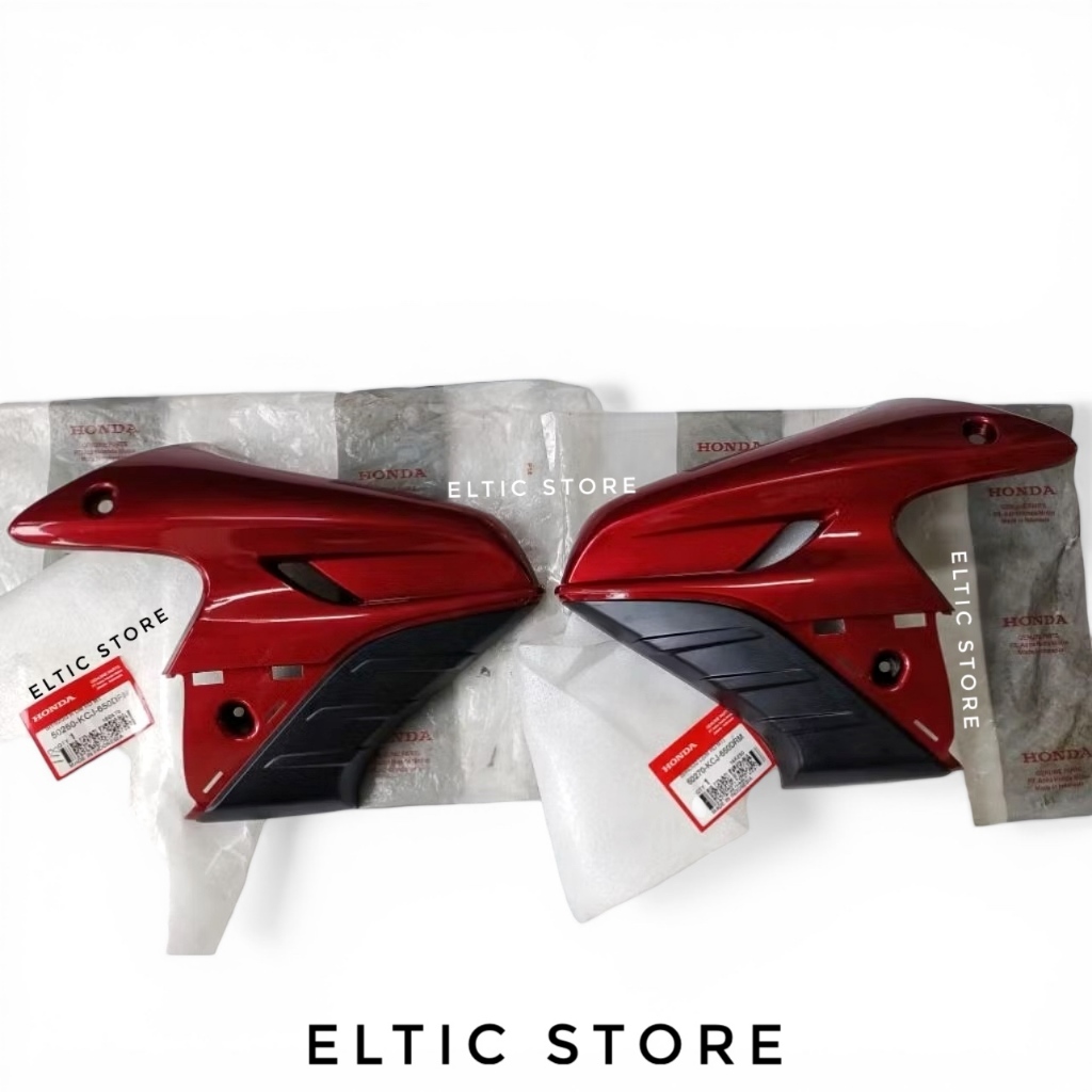Cover Tangki Set Merah Maroon Honda Tiger Revo New Original AHM