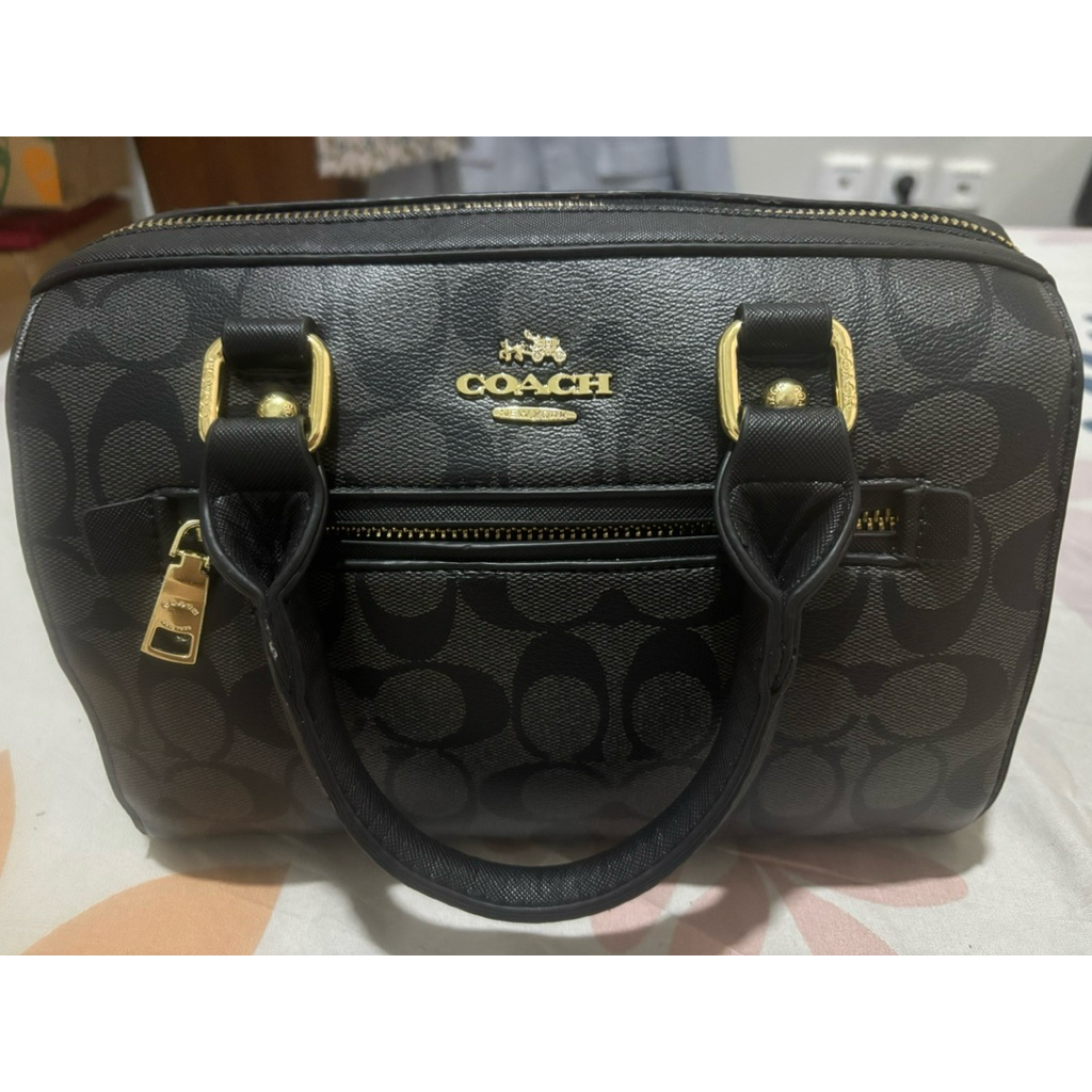 (PRELOVED) Tas Coach Hitam LS 23004 Hitam