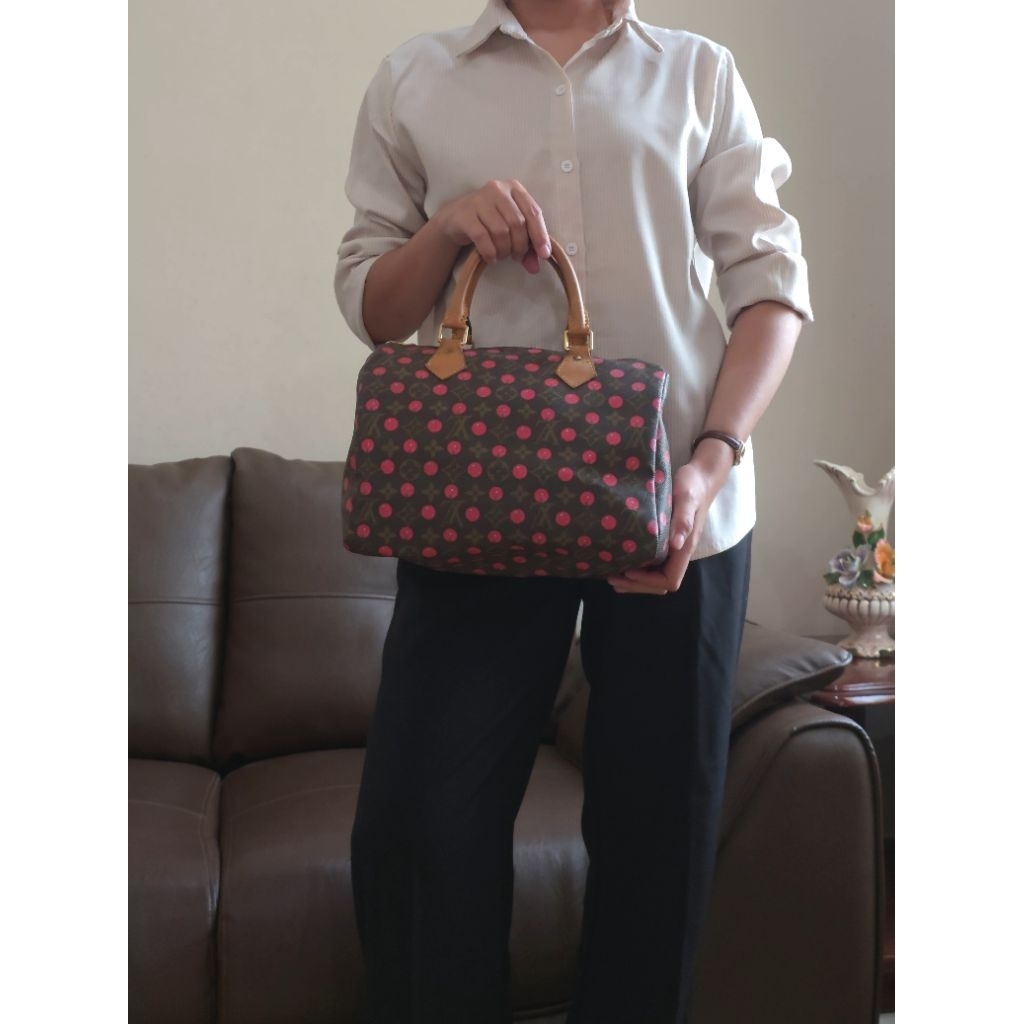 Tas LV Cherry Speedy (Preloved/Second)