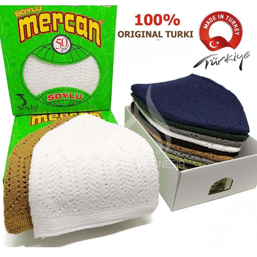 Peci Kopiah Mercan Asli Turki