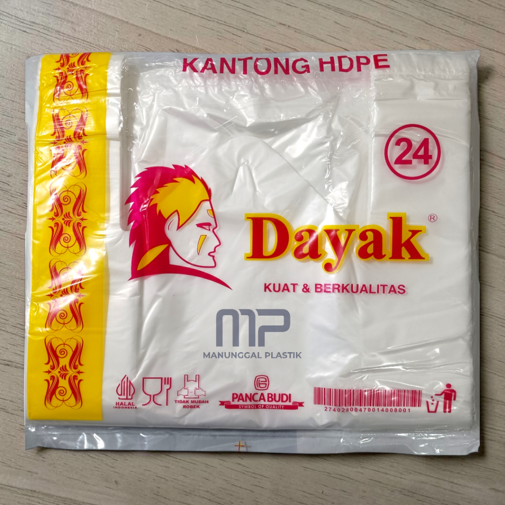 Kantong Plastik Kresek HDPE Bening Dayak