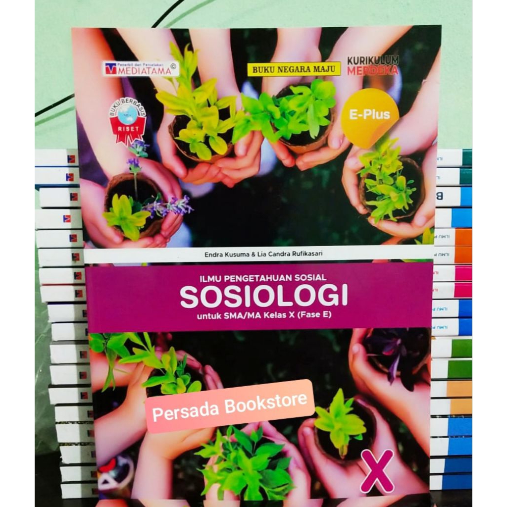 Buku E Plus Sosiologi Kelas 10 SMA Kurikulum Merdeka Mediatama