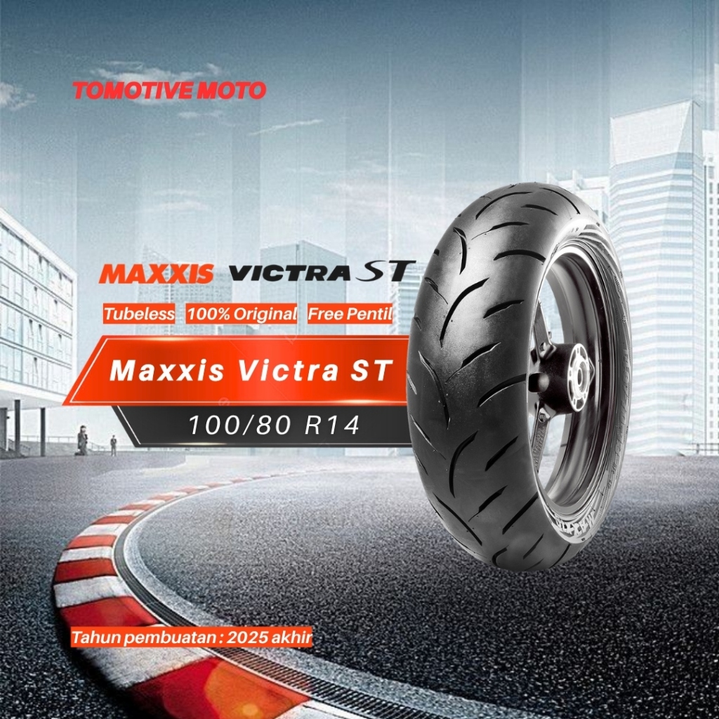 Ban Motor | Maxxis Victra St 100/80 R14