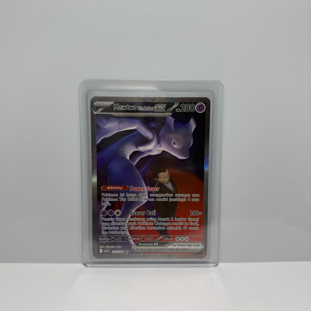 Mewtwo Tim Roket SAR(237/193) TCG POKEMON INDO