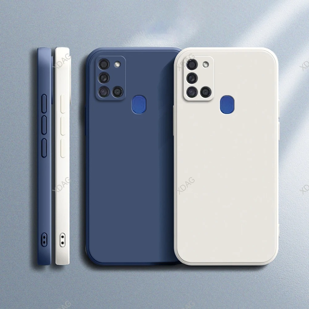 Case Realme 5 5i 5s C3 C2 A1K C17 7i 3 6 5 Pro Soft TPU Square  Silicone