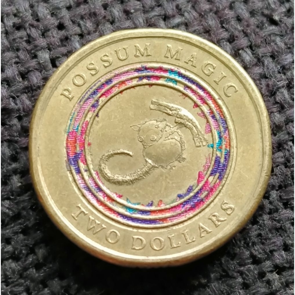 Koin Australia 2 Dollar 2017 Possum Magic Coloring Koin Koleksi