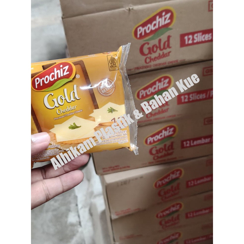 Keju Prochiz Slice 12 Slice (1 karton isi 24 pack)