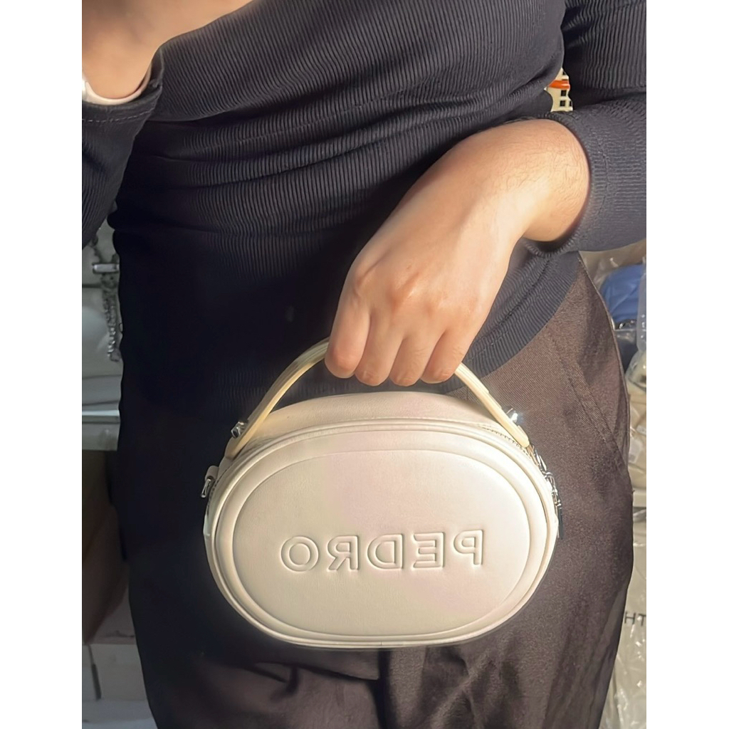 Pedro Mini Sling Bag - Cream (100% Original)