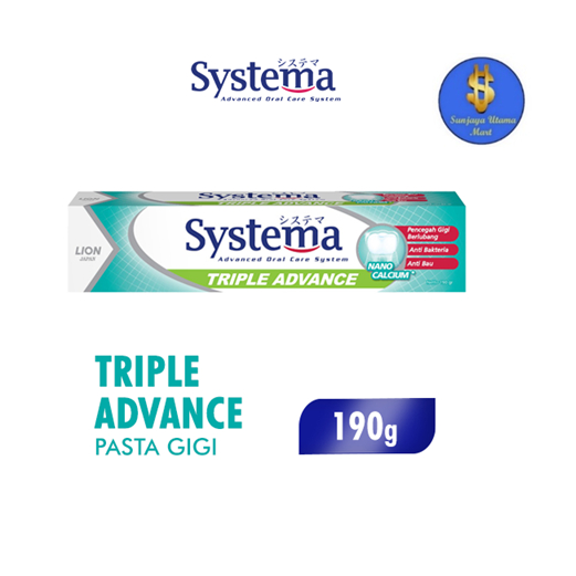 Systema Pasta Gigi Triple Advance Tube 190 gr-Pasta Gigi Systema
