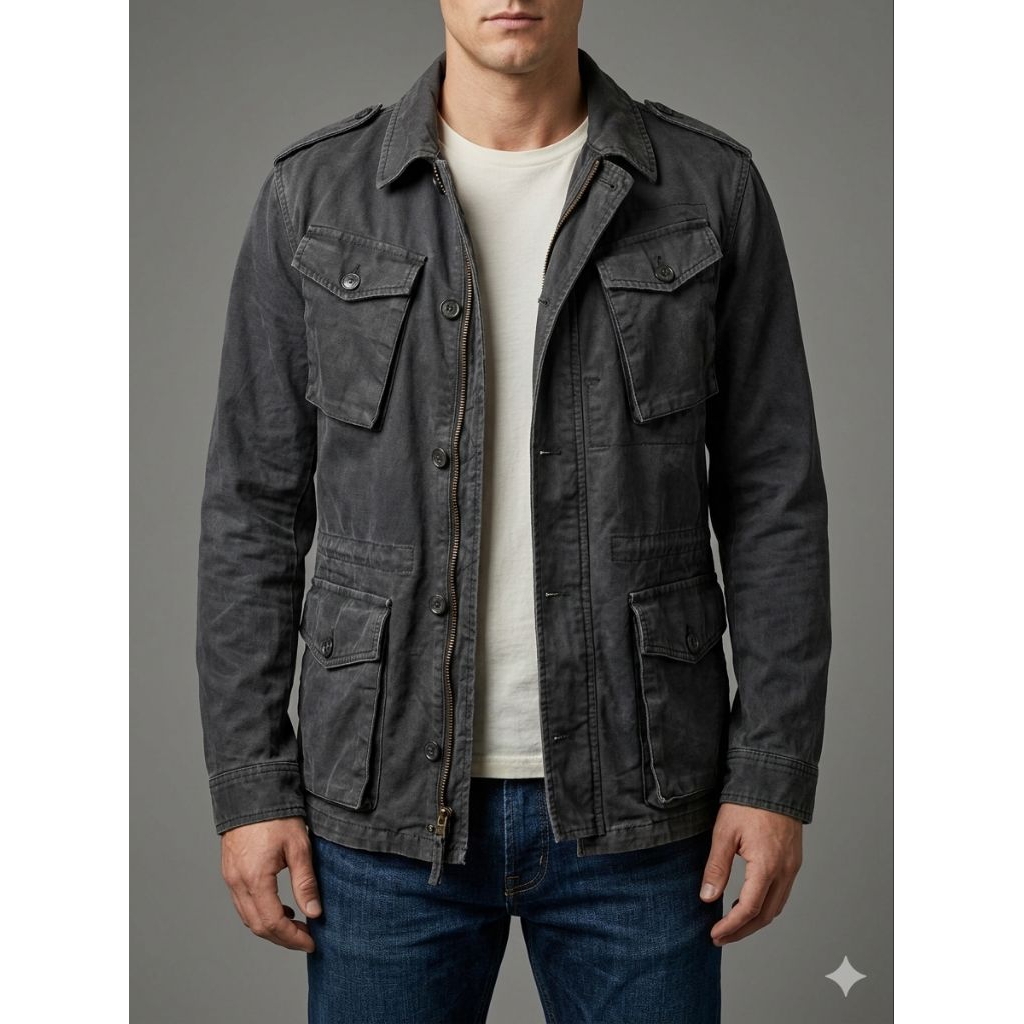 GAP Utility Jacket Military Jacket Saku Miring