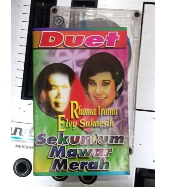 kaset pita rhoma irama duet album sekuntum mawar merah