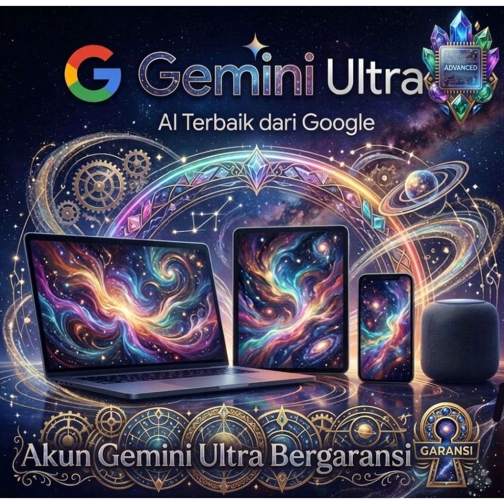 Google Gemini AI Ultra, Generate image, Video & Copywriting tanpa ribet. garansi