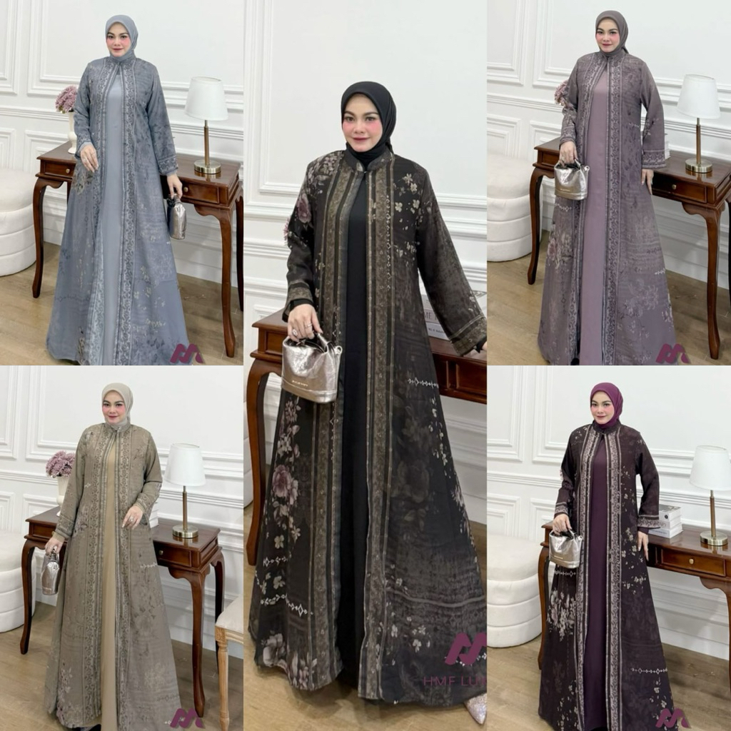 Melati vol 4 Dress gamis terbaru ORI by Hmf