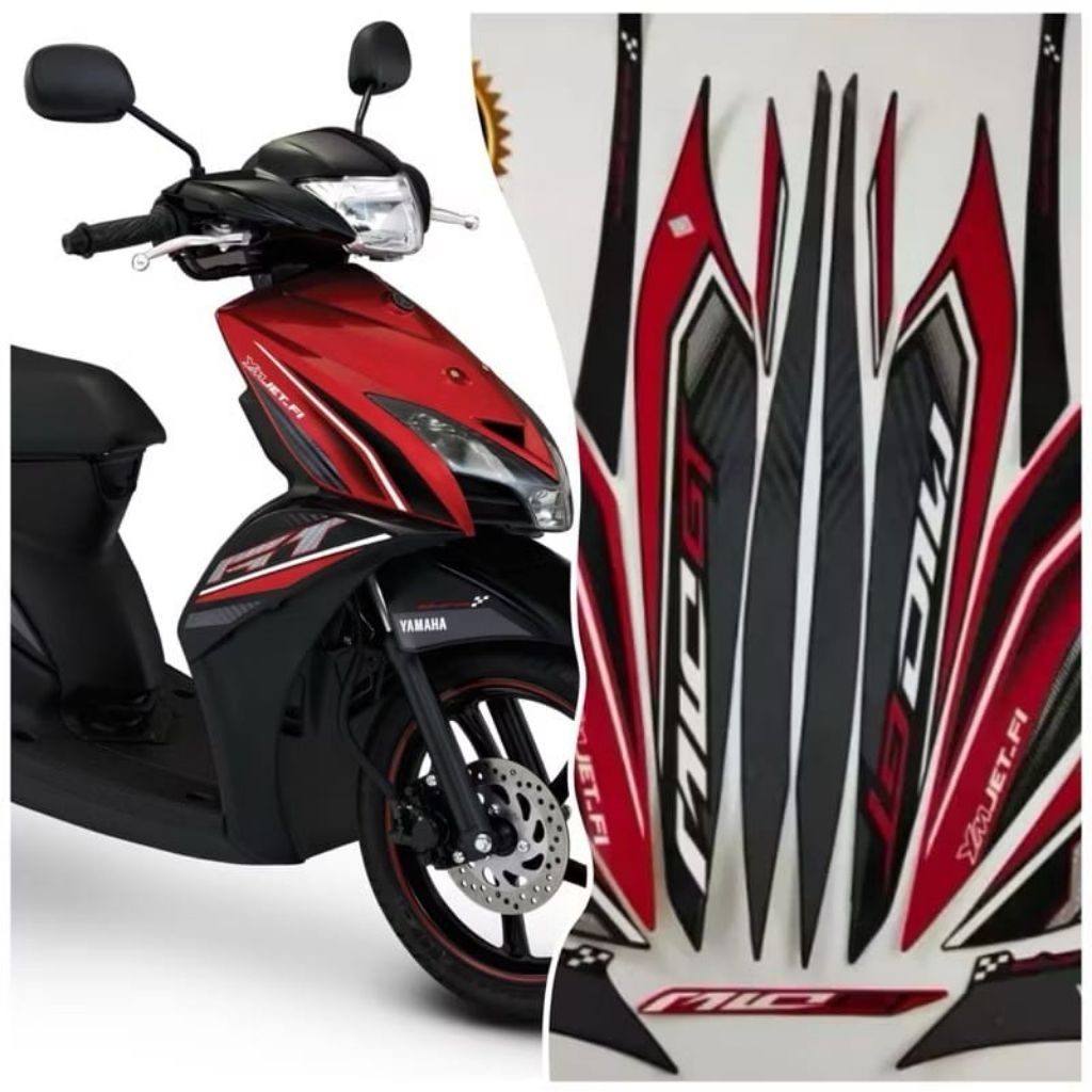 Striping Mio GT 2013 | Stiker Body Yamaha Mio GT  2013 | Desain Sporty Original | Full Set