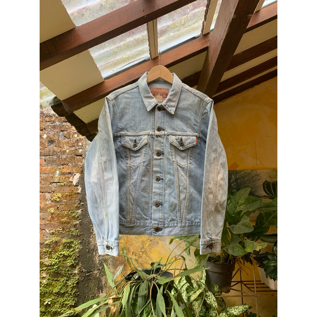 EDWIN TRUCKER DENIM JACKET TYPE 3 BLUE WASHED