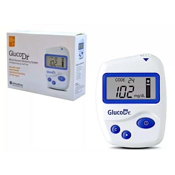 Alat Cek Gula 1PARAMETER - GLUCOMETER - Strip - Bio sensor - On call Plus - Yuwell