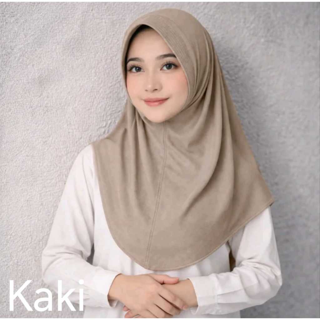 Hijab Bergo Hamidah Size M/ Hijab Sport M Jersey Premium