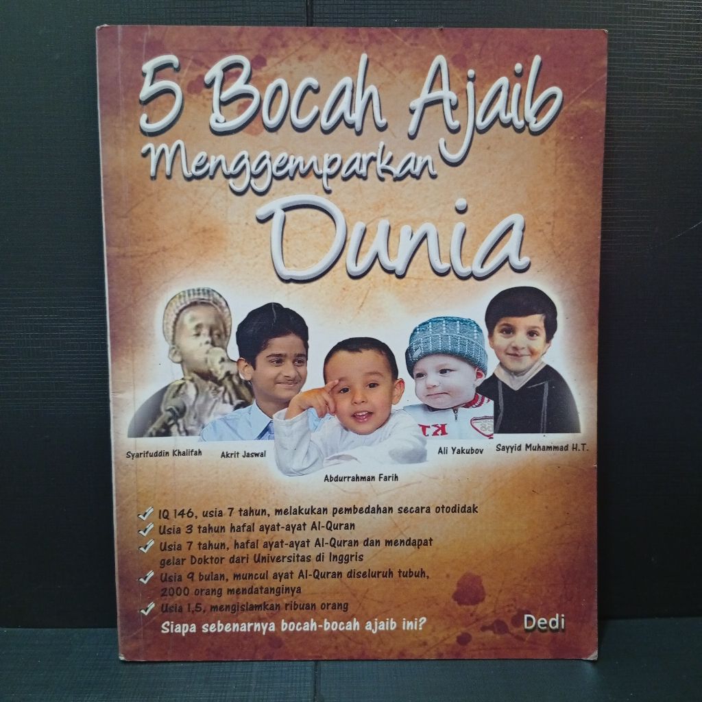 Buku 5 Bocah Ajaib Menggemparkan Dunia by Dedi