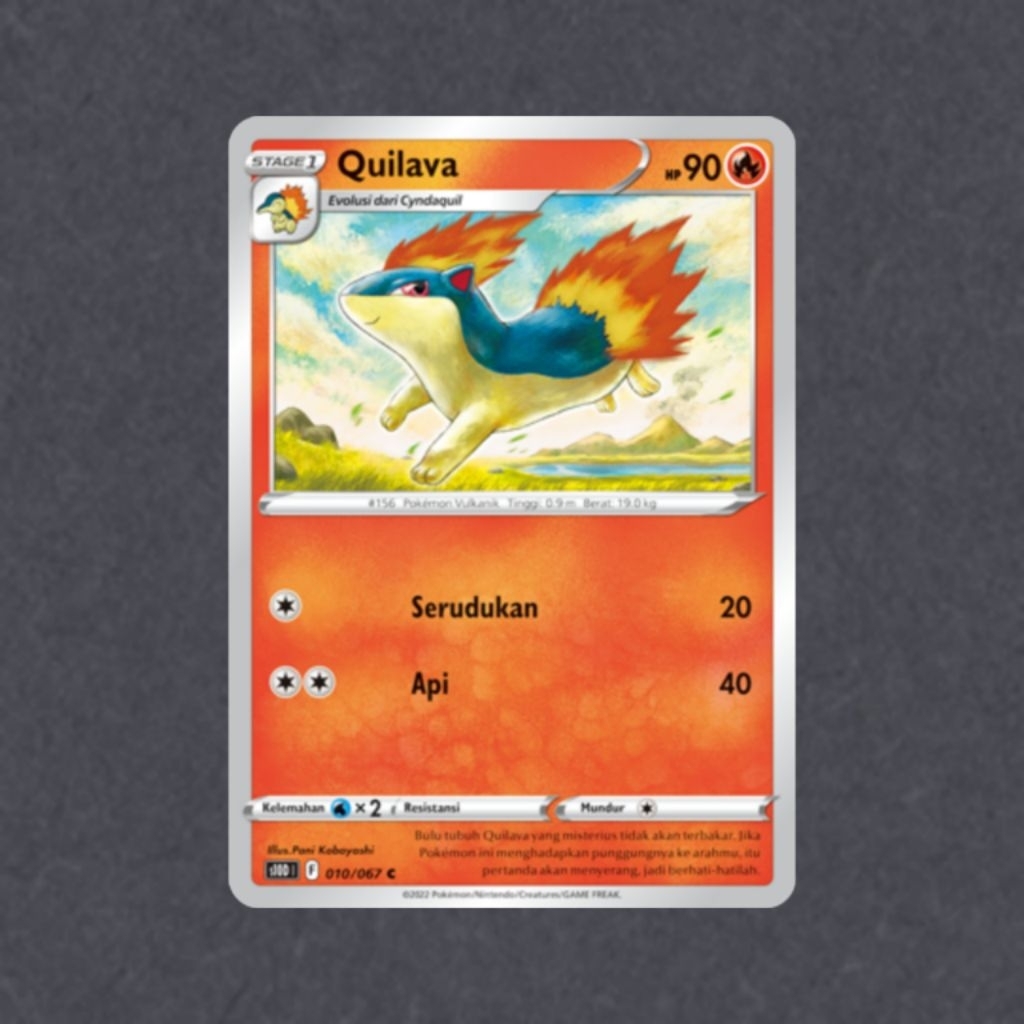 Quilava C - 010/067 (s10D) Pengamat Waktu - Pokemon TCG Indonesia