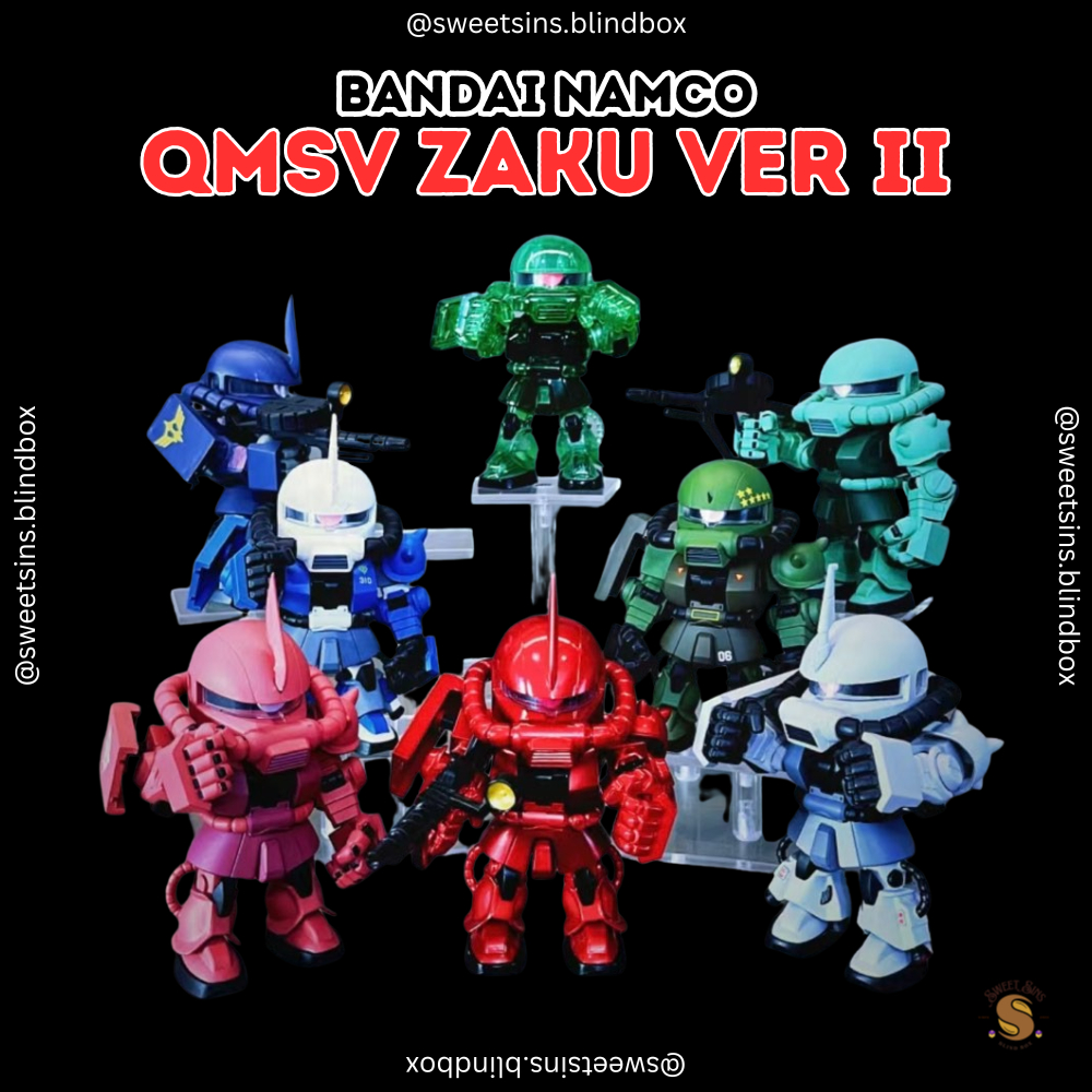 QMSV Zaku II Variations #2 Figure Gundam Blindbox Collection (Random)